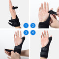 Attelle pouce poignet aluminium : orthèse de poignet et d'immobilisation de la base du pouce, S à L - vue 2 (vue 2)